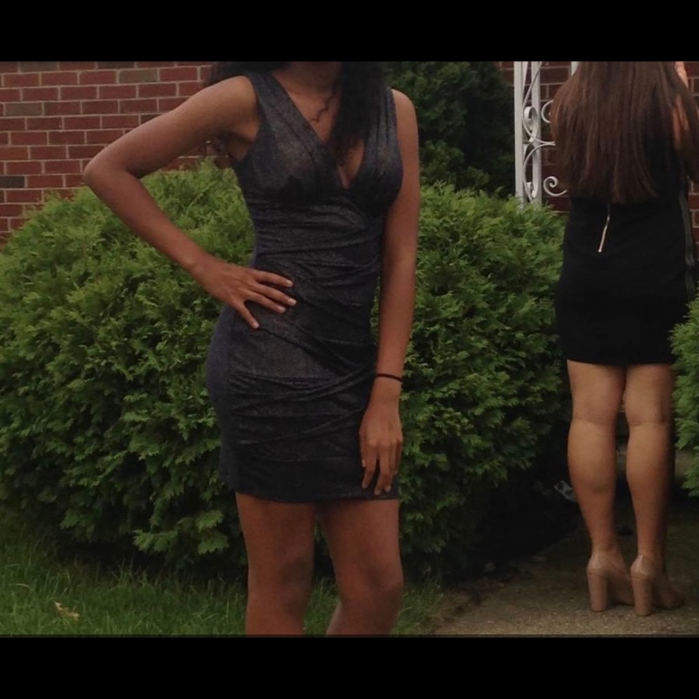 Blue & Gold Dress